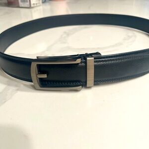 New Comfort Click Black Belt w/Pewter Buckle 34in by 1.25in